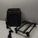 Pet Carrier with Wheels for Cat and Small Dogs: Expandable Airline Approved Rolling Cat Carrier - Cat Carrier Soft for Pets Under 25lbs Travel Plane Trip (Blue)