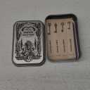 Paper Incense - 47pcs with Vintage Tin Case, Burning Papers Infused with Natural Essential Oils, Quick Usage & Long-Lasting Fragrance, Eliminating Bathroom, Kitchen, Pet Odors - Gentle Rain