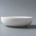 4pcs White Ceramic Seasoning Dishes Dipping Bowls Appetizer Plates,3.8 inch