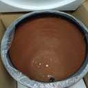 Kante 18 Inch Round Concrete Planter, Large Outdoor Indoor Plant Pot with Drainage, Smooth Black Finish with Painted Interior, for Flowers, Trees, Shrubs