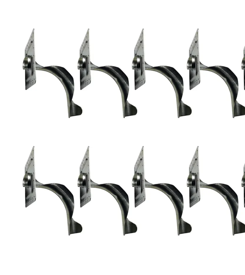 (Pack of 8) XFITTING 1/2 Inch Pex Tubing Bend Support With Mounting Plate