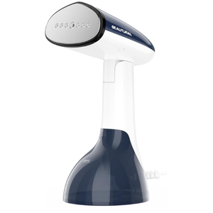 BEAUTURAL Steamer for Clothes, Portable Handheld Garment Fabric Wrinkles Remover, Aluminun Heating Plate, 35Second Fast Heatup, Large Detachable Water Tank (Only for 120V), Blue