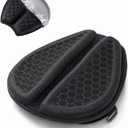 Hexrider Motorcycle Seat Cushion, 3D Honeycomb Cooling Gel Pad for Long Rides, Universal Non-Slip Shock Absorbing Seat Cover for Motorcycle Accessories, Foldable Breathable Cushion for Rider 1