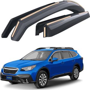 Goodyear Shatterproof in-Channel Window Deflectors for Subaru Outback 2020-2025, Rain Guards, Window Visors for Cars, Vent Deflector, Car Accessories, 4 pcs. - GY007958