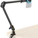 SMALLRIG Desktop Clamp Magic Arm Kit for MagSafe for iPhone, 55cm / 21.6" Two-Stage Adjustable Flexible Arm with Secure Grip for Smartphone, Webcam, Action Cameras - 5626