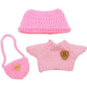 Dolls Clothes and Accessories Suitable for 5.91-6.7inch (15-17cm) Dolls,Dress up Your Doll with Cute and Fashionable Outfits (Pink)
