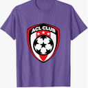 Torn ACL Club Knee Surgery Soccer Sports Team injury design T-Shirt, Size M