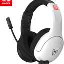 Turtle Beach Airlite Fit Wired Gaming Headset Officially Licensed for Nintendo Switch 2, Nintendo Switch, Durable, Lightweight, Black and White