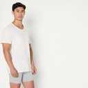Amazon Essentials Men's V-Neck Undershirt, Breathable Cotton, Pack of 6, Medium Grey Heather/White, Large