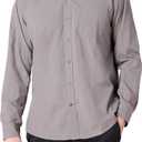 Amazon Essentials Mens Regular-Fit Long-Sleeve Casual Poplin Shirt L