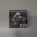 2 x Hand Warmers Rechargeable 2 Pack - Magnetic Electric Hand Warmers 10000mAh, AI Temp Control, Up to 131, Reusable Battery Operated Pocket Heater with Digital Display for Raynauds, Hunting, Golf