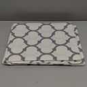 Smiry Rectangle Table Cloth, Waterproof Vinyl Tablecloth with Flannel Backing for Rectangle Tables, Wipeable Spillproof Plastic Tablecloths for Dining, Camping, Indoor and Outdoor (60"x84", White)