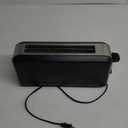 Hamilton Beach Extra Wide Long Slot 2 Slice Toaster, Browning Control With 7 Shades, Bagel Function, Cancel Button & Auto Shutoff, Modern Slim Design Fits Any Space, Black (22989)