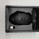 Redragon M810 Pro Wireless Gaming Mouse, 10000 DPI Wired/Wireless Gamer Mouse w/Rapid Fire Key, 8 Macro Buttons, 45-Hour Reliable Power Capacity and RGB Backlit for PC/Mac/Laptop (Black)