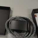 BOSTANTEN Ratchet Leather Belt For Men 2 Pack Dress and Casual with Adjustable Buckle, Trim to Fit (003-black and Coffee)