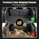 PROSHEVE Floor Mats for Ford Explorer 2020-2026 6 Passenger, Custom Fit All Weather TPE Floor Mats & Cargo Liner with Backrest Mat, Waterproof Anti-Slip Accessories