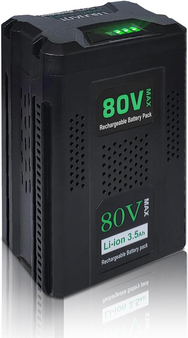 80V 3.5Ah Replacement Battery for Greenworks 80V Battery GBA80200 GBA80250 GBA80400 GBA80500 Lithium ion Battery, High Capacity Rechargeable Lithium Ion Power Battery for 80V Cordless Power Tools