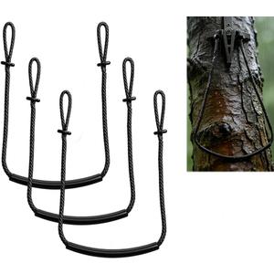 Single-Step Climbing Stick Aider - Hand-Braided UHMWPE Single-Step Climbing Aider, 1800 Lb Load-Bearing Hunting Gear for Saddle Hunting Kit & Climbing Accessories (3 pcs)