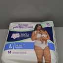 Always Discreet Postpartum and Adult Incontinence Underwear for Women, Large, Maximum Protection, 14 Count