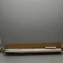 Tension Curtain Rod by EZFurni, 42 to 123 Inch, Heavy Duty Tension Rod for Windows, Anti-Slip White Curtain Rod Spring Tension, Adjustable Spring Loaded Curtain Rods No Drilling, Easy Install