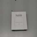 ADBAOBO Print Pods Mini Printer, Portable Sticker Printer Machine, Thermal Inkless Bluetooth Pocket Sticker Maker with 1 Roll Paper for Photo, Study Notes, Receipt, Journals, DIY, Blue