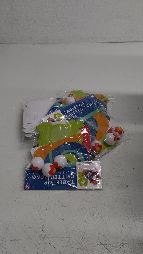 Tabletop Critter Pong 3 Bols And 3 Stands 3 Pack