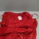 BIGXIAN Long Hooded Cloak Velvet Cape Witch Costume Halloween Costumes for Women Men (Medium, Red)