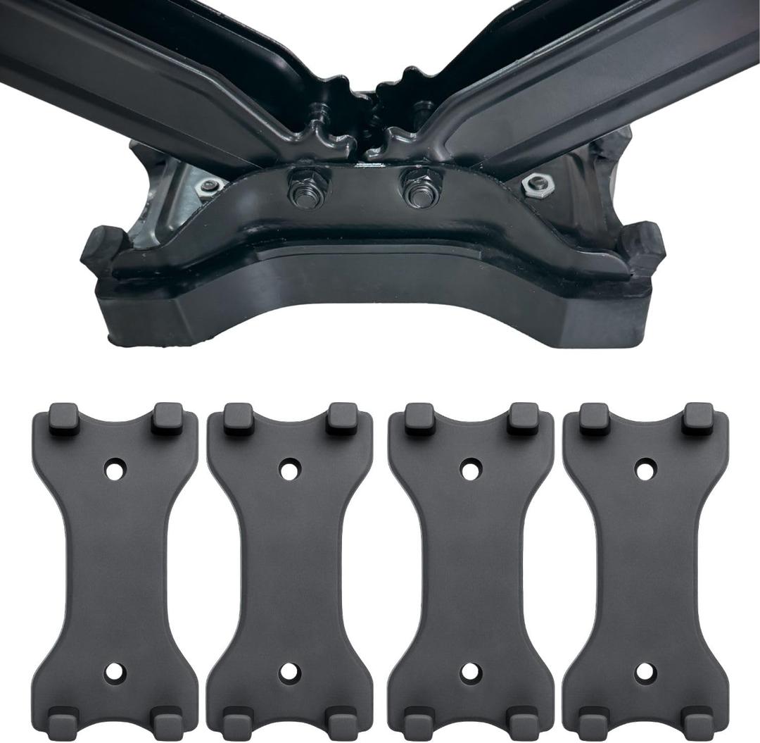RV Stabilizer Jack Pads, Heavy Duty Snap-On Leveling Block for Scissor Jacks (4 PCS)
