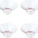 Flange Insert 4PCS 15mm Compatible with Momcozy M9/M6/M5/S12 Pro/V1 Pro/V2 Pro, Spectra/Medela/Elvie/NCVI/TSRETE/eufy/Lansinoh/Paruu/MomMed Breast Pump 24mm Shields/Flanges (4pcs-15mm)