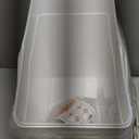 Large Flour Storage Container Bin 25lb, 2Pack Airtight Rice Storage Containers with Wheels Seal Locking Lid, BPA Free with Measuring Cup&Scoop for Flour, Rice, Grain(Gray)