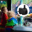 CWKJ Fountain Pump, 400GPH Submersible , Durable 25W Outdoor Water Pump with 6.5ft Power Cord, 3 Nozzles for Aquarium, Pond, Fish Tank, Water Pump Hydroponics, Backyard Fountain