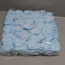 100PCS Baby Blue Foam Roses Artificial Flowers Blue Foam Flowers Bulk Stemless Fake Roses for DIY Wedding Centerpieces Arrangements Party Baby Shower Home Decor(Baby Blue)