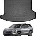 Mixsuper Cargo Liner for Chevy Equinox/GMC Terrain 2025 2026, All Weather Cargo Mat for Chevy Equinox Rear Trunk Liner Black