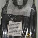 MONSTINA Makeup Brush Bag, Travel Makeup Brush Case Portable Large Makeup Brush Holder Marker Organizer Pro Makeup Artist Bags Sets Clear Cosmetic Bags Dust-Proof (Black)