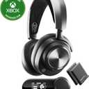 SteelSeries Arctis Nova Pro Wireless Xbox Multi-System Gaming Headset - Premium Hi-Fi Drivers - Active Noise Cancellation Infinity Power System - Stealth Mic - Xbox, PC, PS5, PS4, Switch, Mobile (Black)