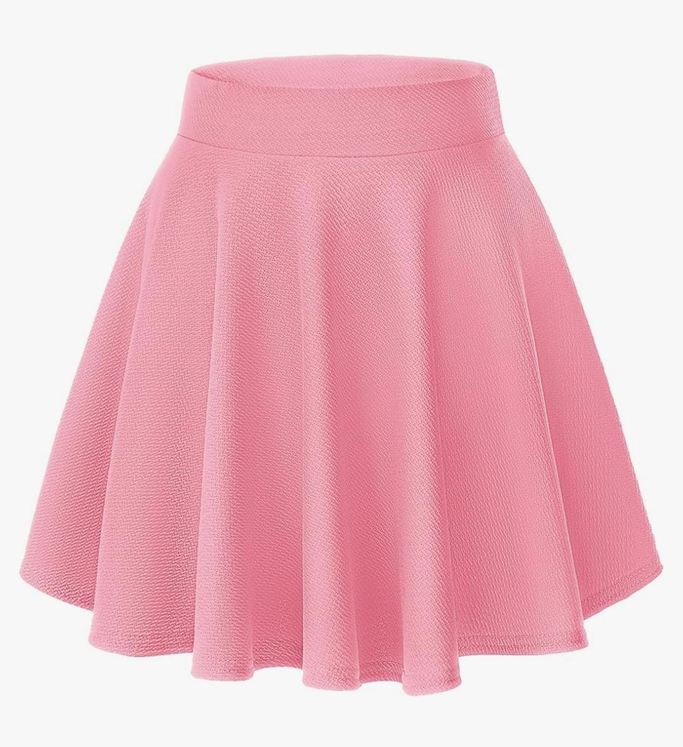 Urban CoCo Women's Basic Versatile Stretchy Flared Casual Mini Skater Skirt Size XXL