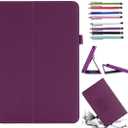 Case for All-New Fire Max 11 (2023) Protective Cover Premium PU Leather Folding Stand Folio Cover for Amazon Fire Max 11 inch Tablet (13th Generation, 2023 Release) with Auto Wake/Sleep (Purple)