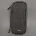 YOUSHARES Insulin Cooler Travel Case - Diabetic Case Insulated Organizer Portable Cooling Bag for Insulin Pen and Medication Diabetics Organizers Supplies with 2 TSA Approved Ice Pack (Gray) (Grey)