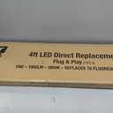 Feit Electric LED 4ft Bulbs T8, 32 Watt Equivalent, Type A Tube Light, Plug & Play, T8 LED Tubes, LED Fluorescent Replacement, Frosted, T848/840/LEDG2/2/5, Cool White, 10 Pack