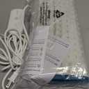 Comfytemp Weighted Heating Pad for Back & Period, FSA Eligible Electric Heat Pad, Birthday Gifts for Women Men Mom Dad & Mother Day Gift, 2.2 lb HSA Neck Shoulder Heated Pad, 2H Auto-Off, 12x24 (Navy Blue)