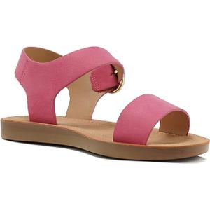 Soda COMPEL-2 KIDS/CHILDREN/GIRLS Casual Open Toe Single Band Fashion Slide Flat Sandal with Adjustable Ankle Strap G Plenty Sandal Pink, 4 Soda COMPEL-2 KIDS/CHILDREN/GIRLS Casual Open Toe Single Band Fashion Slide Flat Sandal with Adjustable Ankle Strap G Plenty Sandal Pink, 4