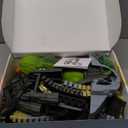 TUMAMA Dinosaur Toys Race Track, 281 Pcs Dinosaur Train Set for Kids 3-5 5-7, Flexible Train Tracks with 4 Dinosaurs Figures, 2 Electric Race Cars with Light, Create A Dinosaur Road Race for Toddlers