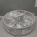 LEDIARY Caged Ceiling Fans with Lights, White Flush Mount Ceiling Fan with Remote&App, Small Low Profile Bladeless Ceiling Fan Light Fixture for Bedroom, Kitchen, Dining Room-White Gold Color (Medium)