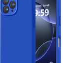 LOVE 3000 Designed for iPhone 16 Pro Max Case, Premium Silicone with [Soft Anti-Scratch Microfiber Lining] Shockproof Protective Phone Case for Men Women Girls 6.9", Klein Blue