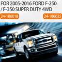 Front Rear Monotube Gas Shocks for Ford F-250 F-350 Super Duty 4WD 05-16