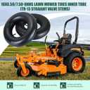 2 Pack 16x7.50/6.50-8 Inner Tubes with TR-13 Valve Stem, Replacement Lawn Mower Tire Tubes for Tractors, Wheelbarrows, ATVs, Go Karts & More (Fits 6.5'' to 7.5" Wide)