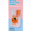 Orbit Orange Dental Floss Pick Holder, Includes 10 Floss Picks Pack Of 2