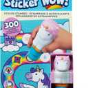 Melissa & Doug Sticker Wow! 24-Page Activity Pad and Sticker Stamper, 300 Stickers, Arts and Crafts Fidget Toy Collectible Character  Unicorn Creative Play Travel Toy for Girls and Boys 3+