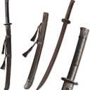 High Strength Polypropylene Hmong Sword Training Martial Arts Antique Sword Samurai with Sheath for Practice and Training Three Lengths