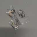 OreilleStar Anxiety Ring for Women Spinner Ring Fidget Ring Fidget Toys Adults Spinner Fidget Rings Stainless Steel Rose Gold Silver Rainbow Size 6